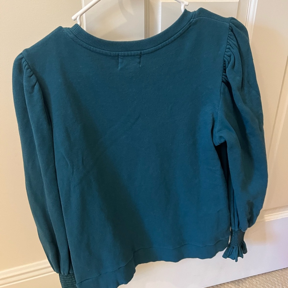 Teal Womens sweatshirt Top